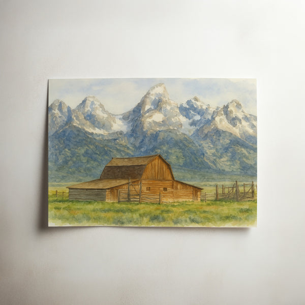 John Moulton Barn in Grand Teton National Park, Wyoming, USA