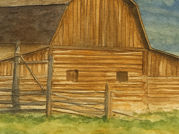 John Moulton Barn in Grand Teton National Park, Wyoming, USA