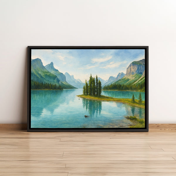 Maligne Lake and Spirit Island, Alberta, Canada