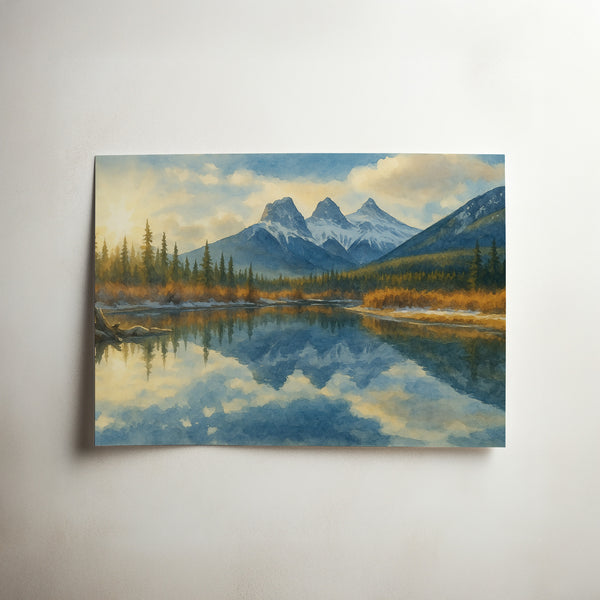 The Three Sisters, Canmore, Alberta, Canada