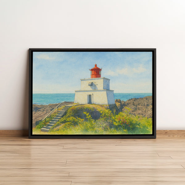 Amphitrite Point Lighthouse, Ucluelet, British Columbia, Canada