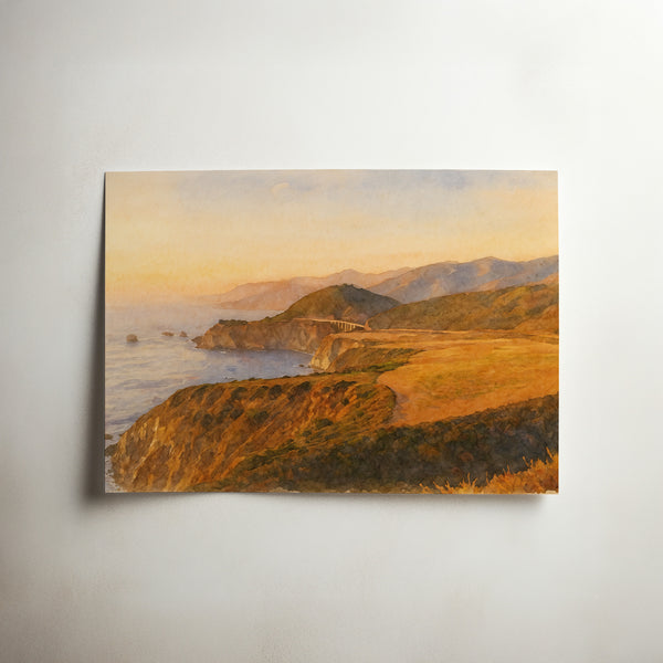 Big Sur Sunset Coastline, California, USA