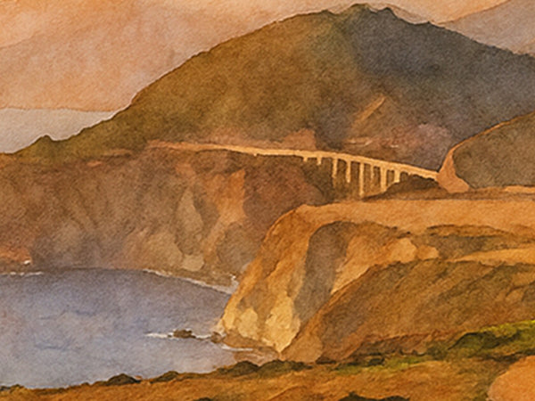 Big Sur Sunset Coastline, California, USA