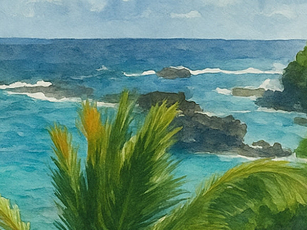 Hawaii Rocky Shore, USA