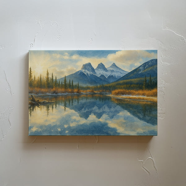 The Three Sisters, Canmore, Alberta, Canada