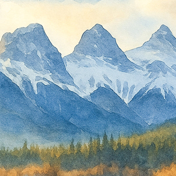 The Three Sisters, Canmore, Alberta, Canada