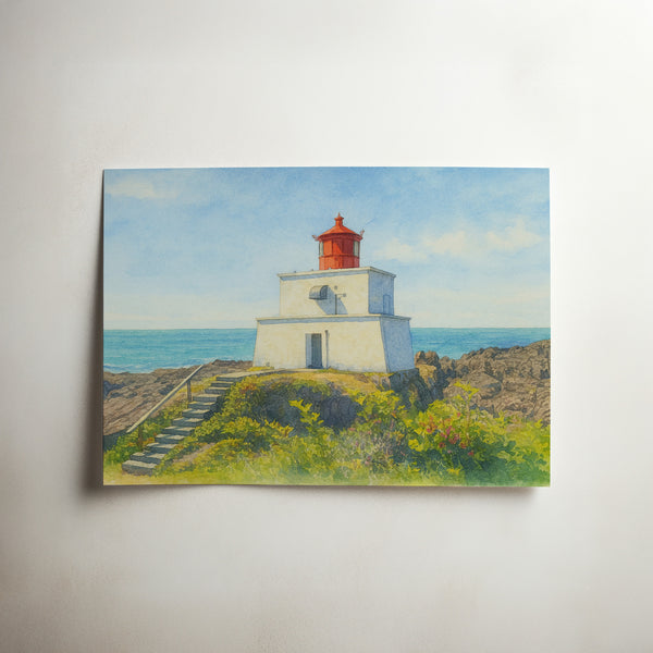 Amphitrite Point Lighthouse, Ucluelet, British Columbia, Canada